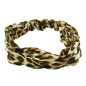 Hårband med leopardmönster