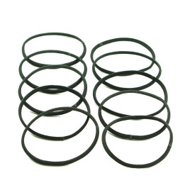Hårsnoddar tunn nylon 10-pack