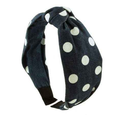 Diadem storprickig med knut
