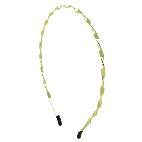 Metalldiadem spiralformad ram 14k guld