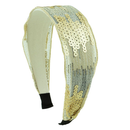 Diadem med paljettyg