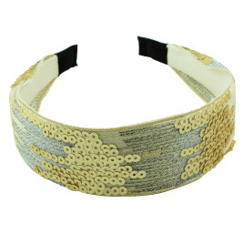 Diadem med paljettyg