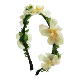 Diadem konstgjord magnolia