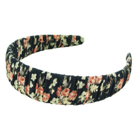 Diadem veckat tyg med blommotiv