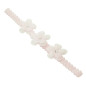 Hårband baby tre blommor med spetsband Hårband baby tre blommor med spetsband