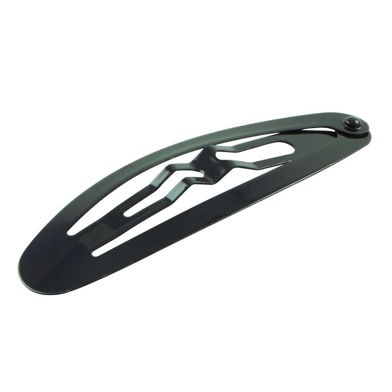 Hårclips ovalformade helsvarta 5-pack Hårclips ovalformade helsvarta 5-pack