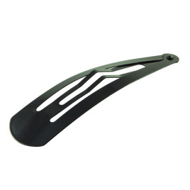 Hårclips triangelformade helsvarta 5-/10-/15-pack