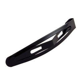 Hårclips rakformade helsvarta 4-/7-pack