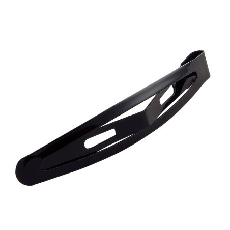 Hårclips rakformade helsvarta 4-/7-pack
