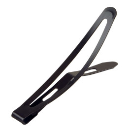 Hårclips rakformade helsvarta 4-/7-pack