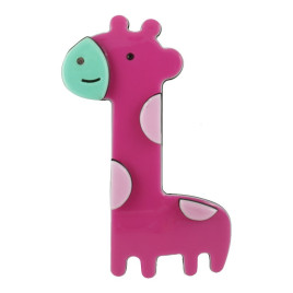 Hårklämmor böjda giraffer med halvcirklar
