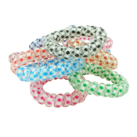 Hårsnodd spiral diamanter