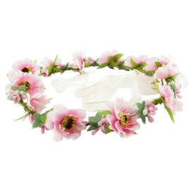 Hårkrans sommarblomma med band