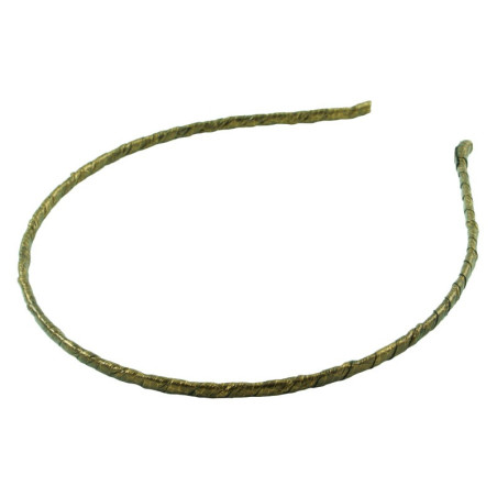 Ståldiadem med konstskinn 4,5