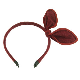 Diadem vinröd sammet