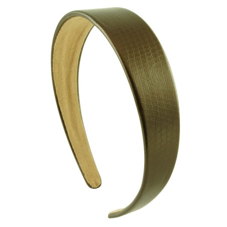 Diadem konstskinn krokodilmönster