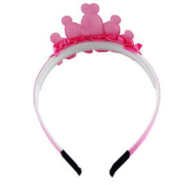 Tiara mjuk krona med glitter