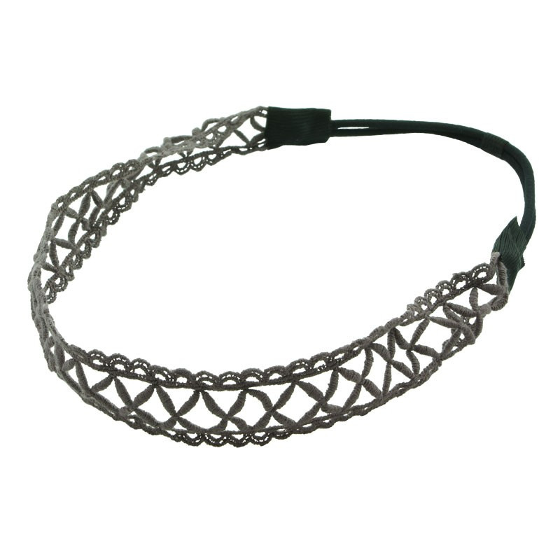 Hårband kryssmönster med bård Hårband kryssmönster med bård