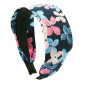 Diadem grafiska blommor extra bred