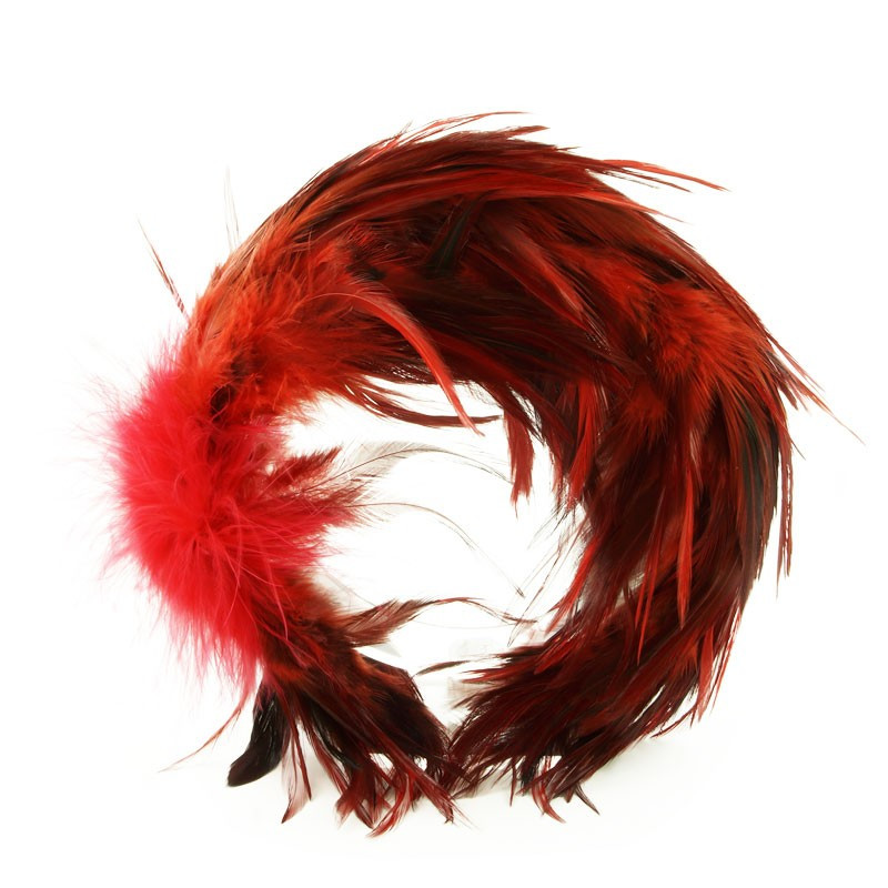 Diadem med fjädrar