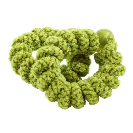 Spiralformade hårsnoddar polyester