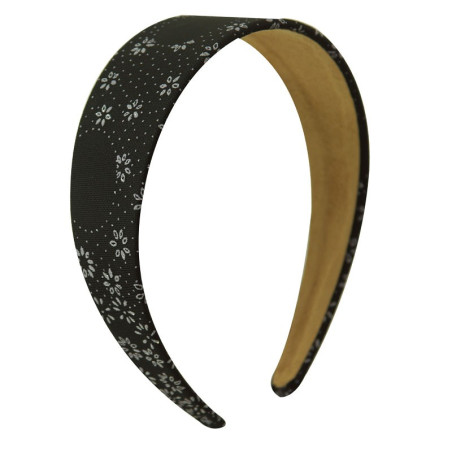 Diadem med blommönster