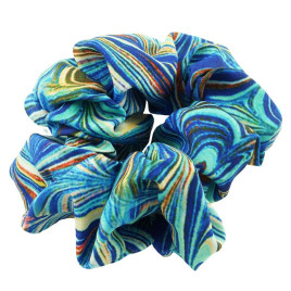 Scrunchies flerfärgade streck