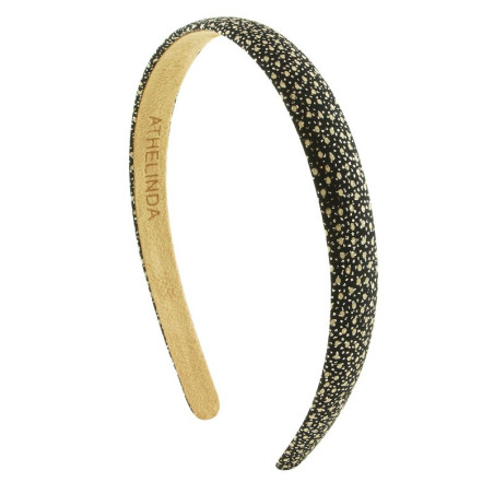 Diadem regndroppar med glitter smal