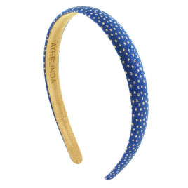 Diadem regndroppar med glitter smal