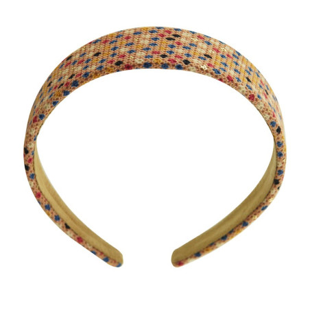 Diadem med rombmönster