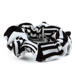Scrunchie black and white