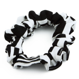 Scrunchie black and white