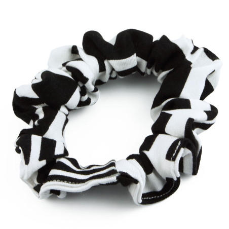 Scrunchie black and white
