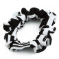 Scrunchie black and white