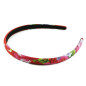 Diadem smal modell med blommor