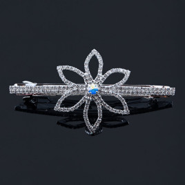 Hårspänne lilja med strass