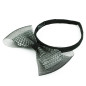 Diadem svart rosett med strass Diadem svart rosett med strass
