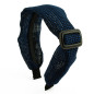 Diadem med spänne blue weave Diadem med spänne blue weave