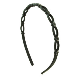 Diadem små ovaler med strass