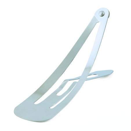 Hårclips triangelformade silver
