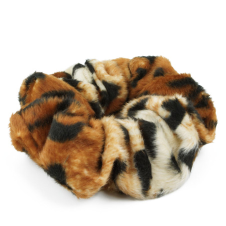 Scrunchie leopardmönster