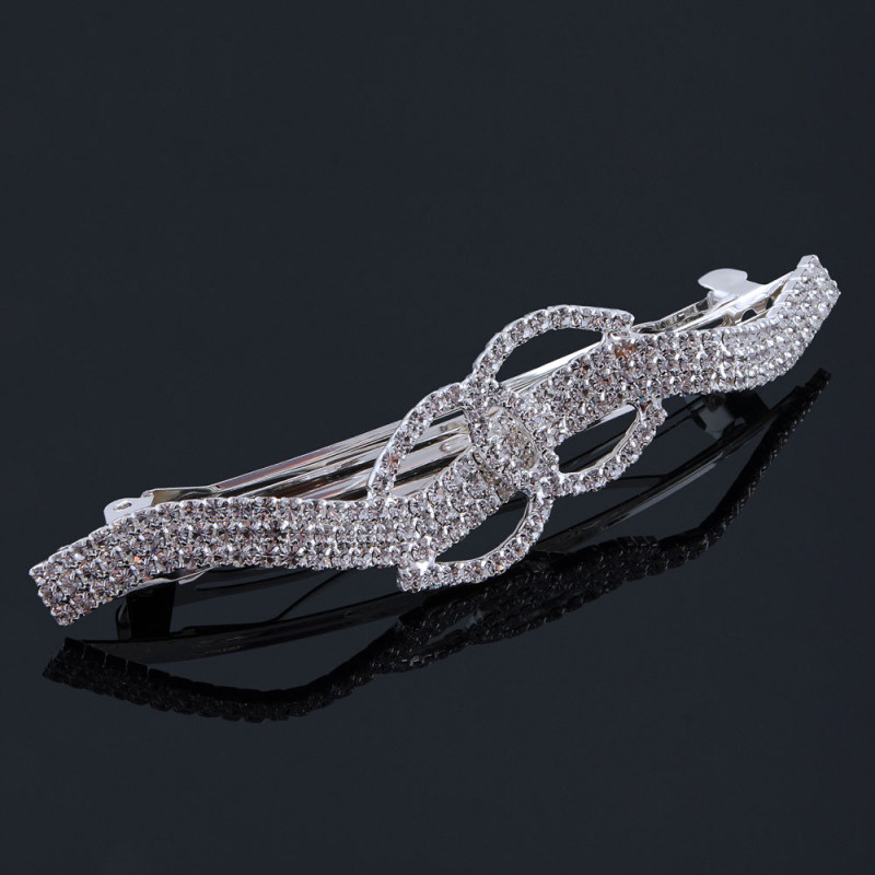 Hårspänne halvmånar med strass Hårspänne halvmånar med strass