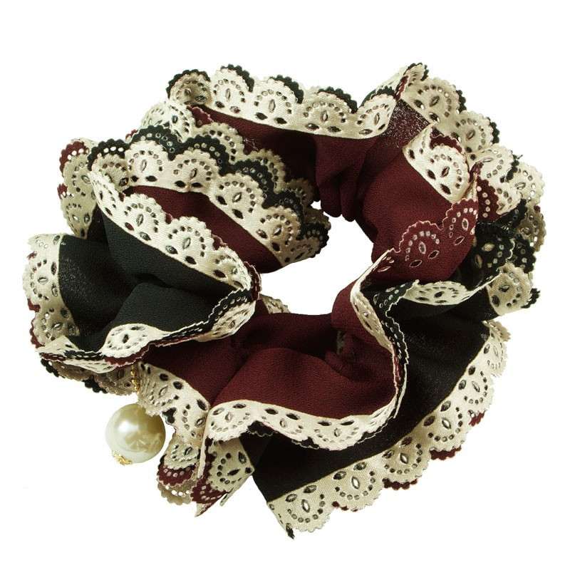 Scrunchie med pärla